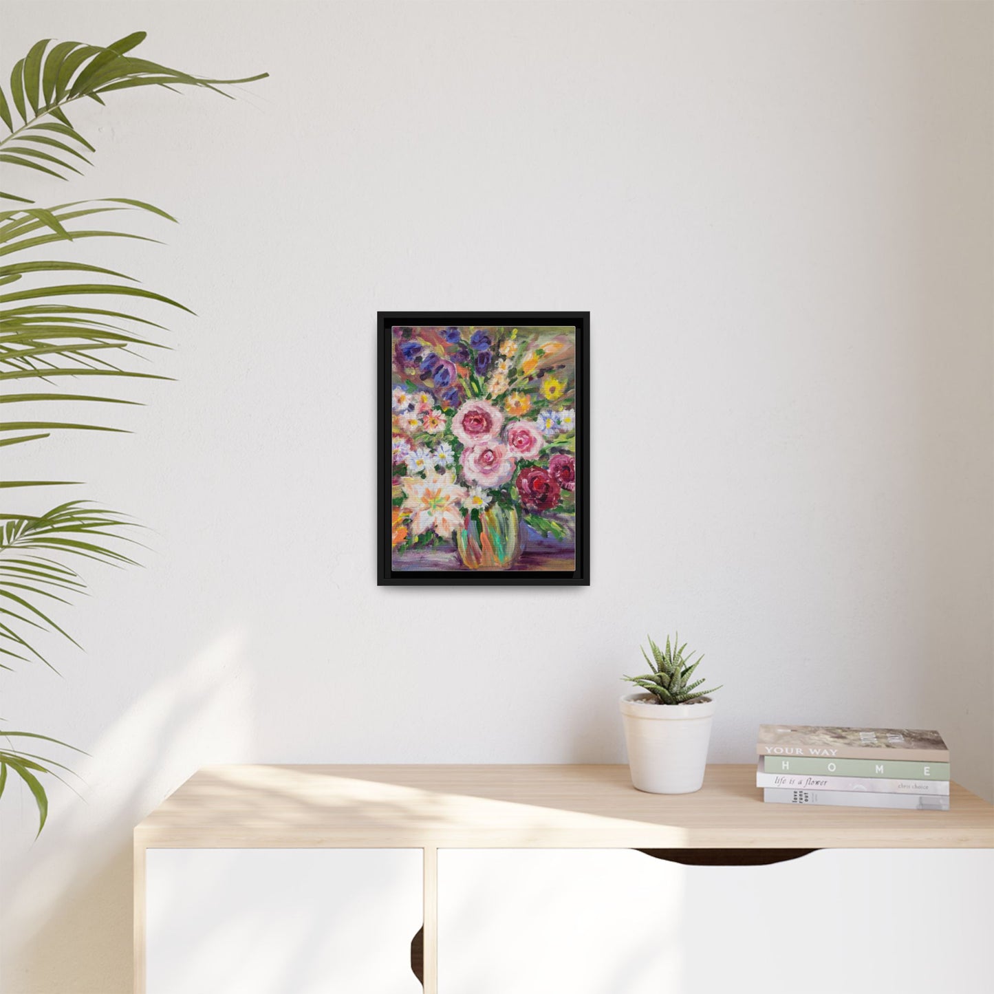 Matte Canvas, Framed (Multi-color)