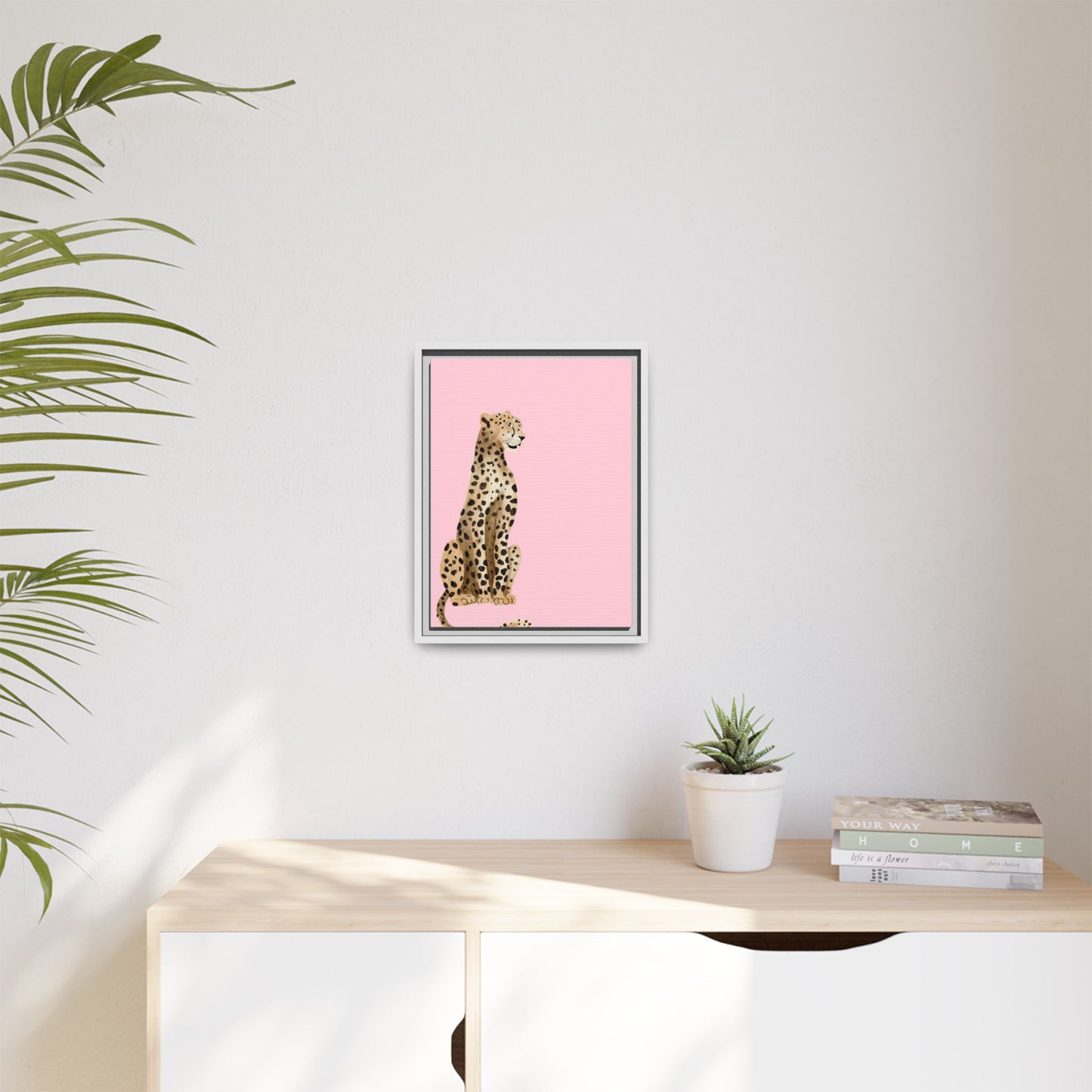 Leopard Art Print - Stylish Framed Canvas for Modern Decor