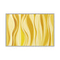 Modern Abstract Framed Art Print, Yellow Wave Canvas, Home Décor, Wall Art, Minimalist Design, Gift for Her, Art for Living Room