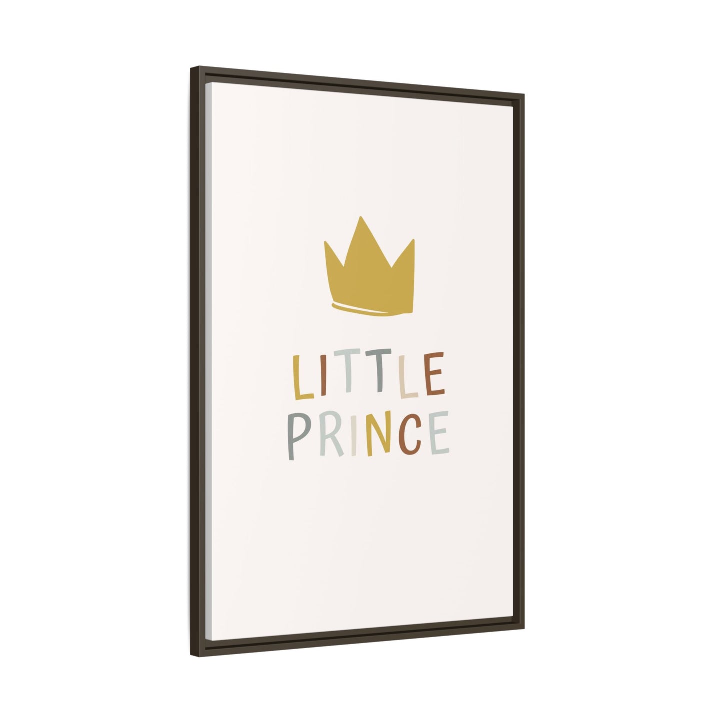 Framed Canvas Art Print, Little Prince Wall Decor, Kids Room Decoration, Nursery Art, Gift for Baby Shower, Toddler Room Aesthetic