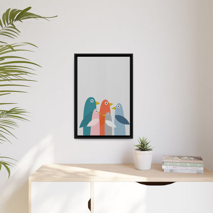 Matte Canvas, Framed (Multi-color)