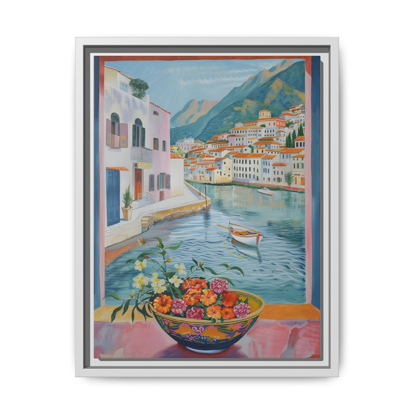 Matte Canvas, Framed (Multi-color)