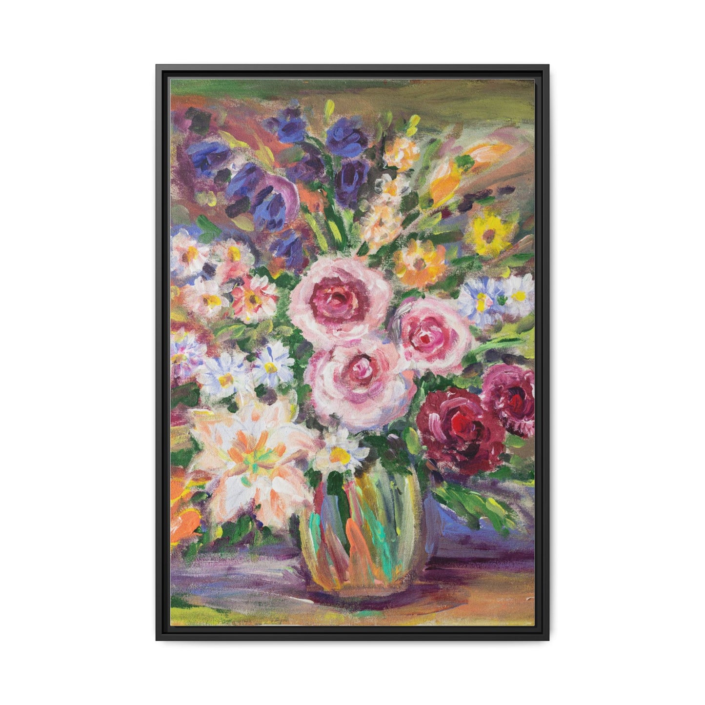 Matte Canvas, Framed (Multi-color)