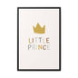 Framed Canvas Art Print, Little Prince Wall Decor, Kids Room Decoration, Nursery Art, Gift for Baby Shower, Toddler Room Aesthetic