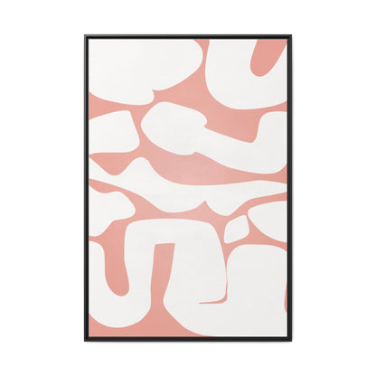 Modern Abstract Framed Canvas Art - Multi-Color Wall Decor