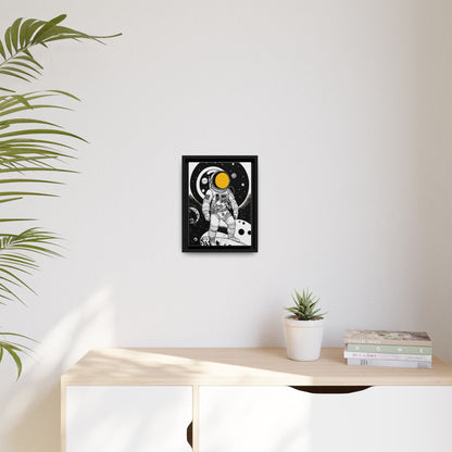 Astronaut Canvas Print, Cosmic Wall Art, Space Decor for Kids, Modern Home Decoration, Gift for Space Enthusiasts, Unique Astronaut Wall Art