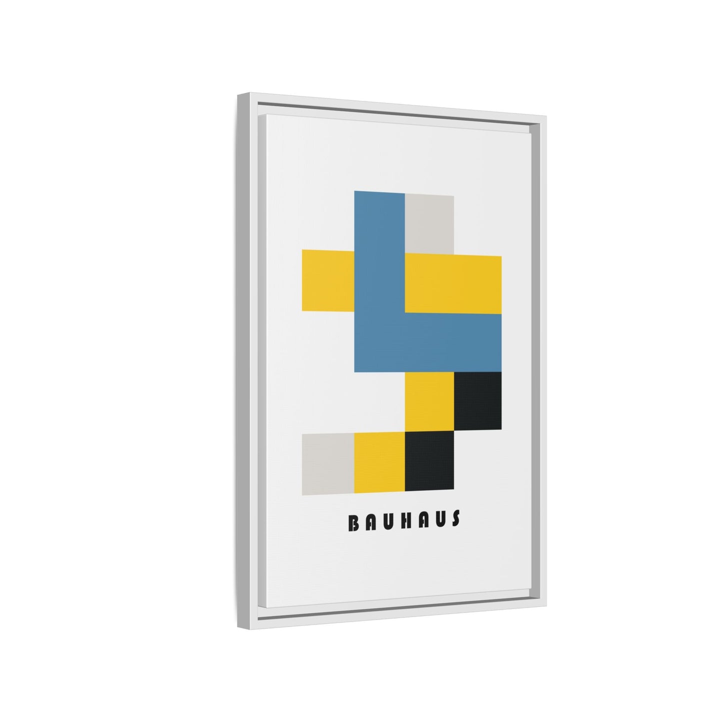 Bauhaus Art Canvas Print - Framed Modern Wall Decor