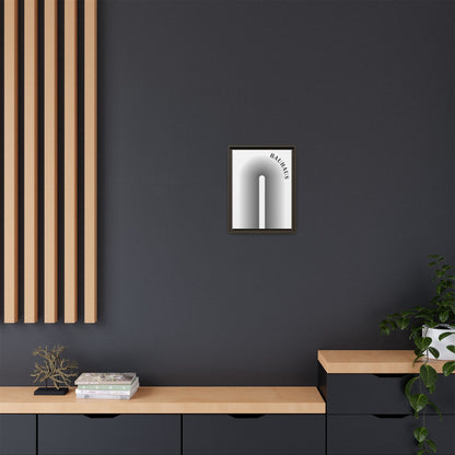 Bauhaus Framed Matte Canvas Art - Modern Geometric Wall Decor