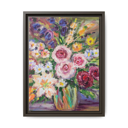 Matte Canvas, Framed (Multi-color)