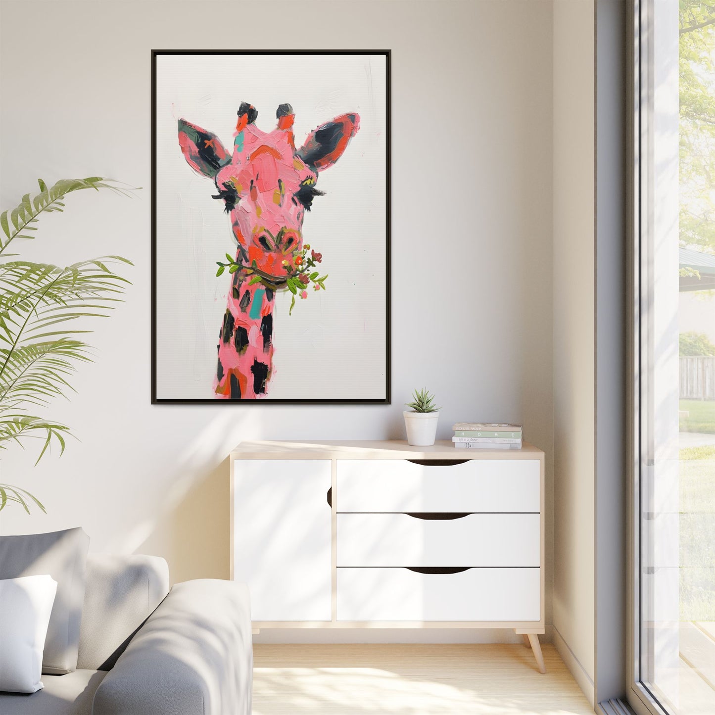 Matte Canvas, Framed (Multi-color)