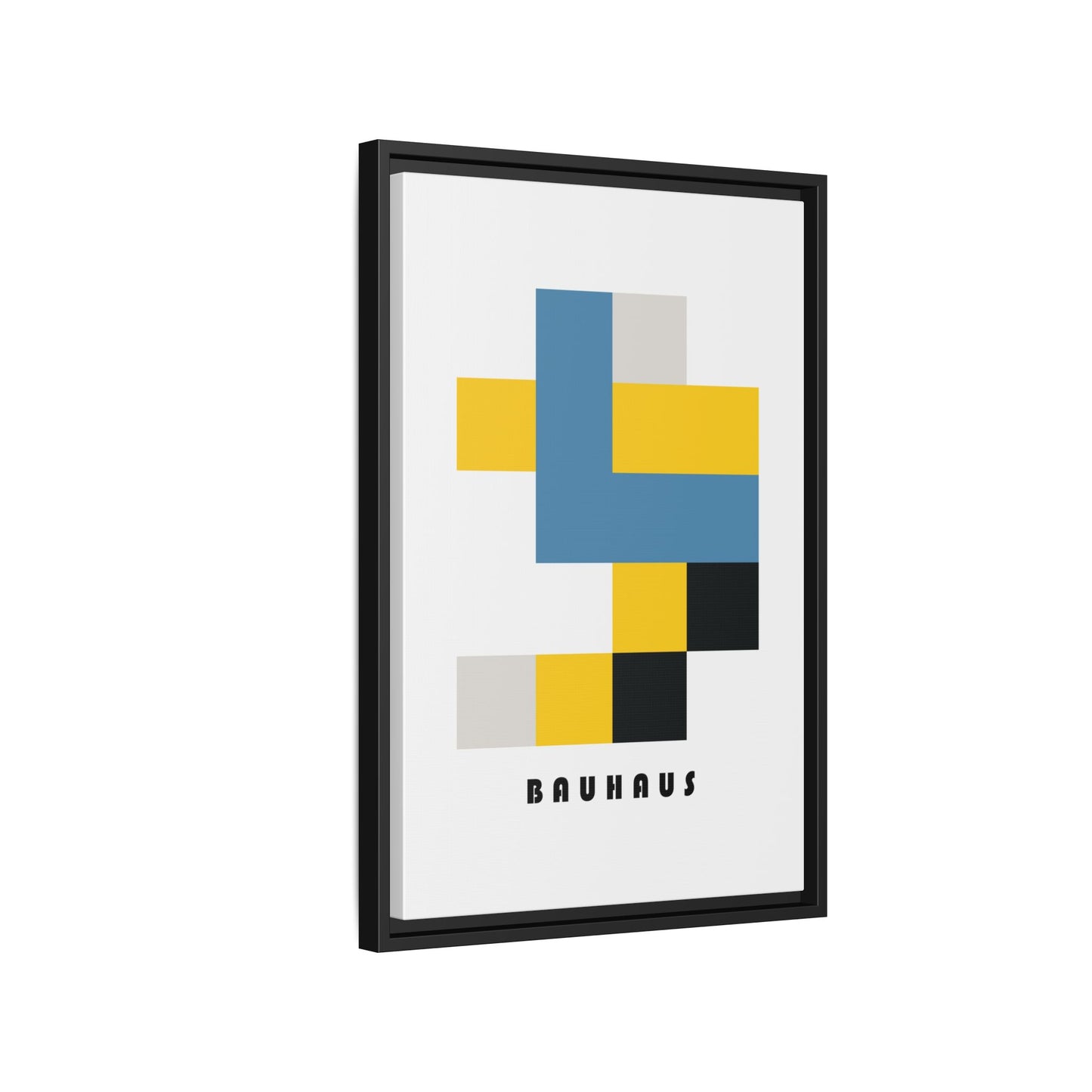 Bauhaus Art Canvas Print - Framed Modern Wall Decor