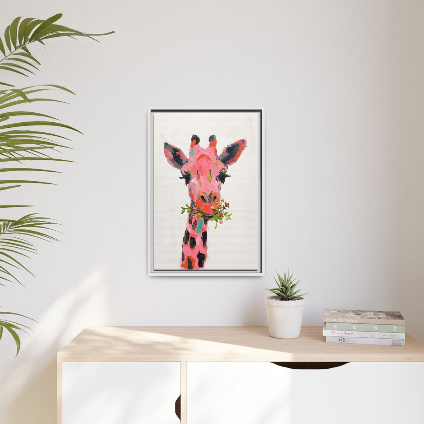 Matte Canvas, Framed (Multi-color)