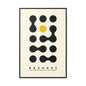 Bauhaus Inspired Framed Canvas Art - Modern Wall Decor