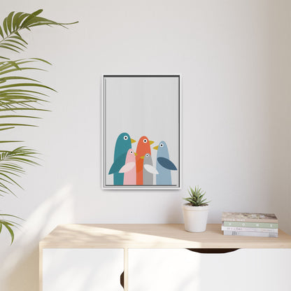 Matte Canvas, Framed (Multi-color)