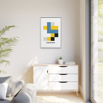 Bauhaus Art Canvas Print - Framed Modern Wall Decor