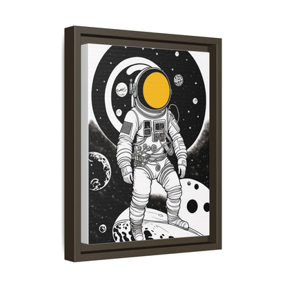 Astronaut Canvas Print, Cosmic Wall Art, Space Decor for Kids, Modern Home Decoration, Gift for Space Enthusiasts, Unique Astronaut Wall Art