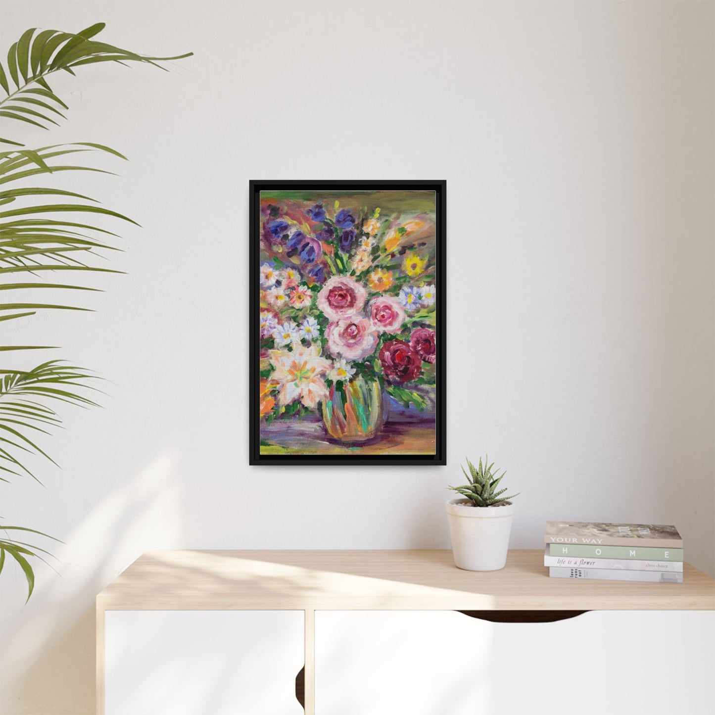 Matte Canvas, Framed (Multi-color)