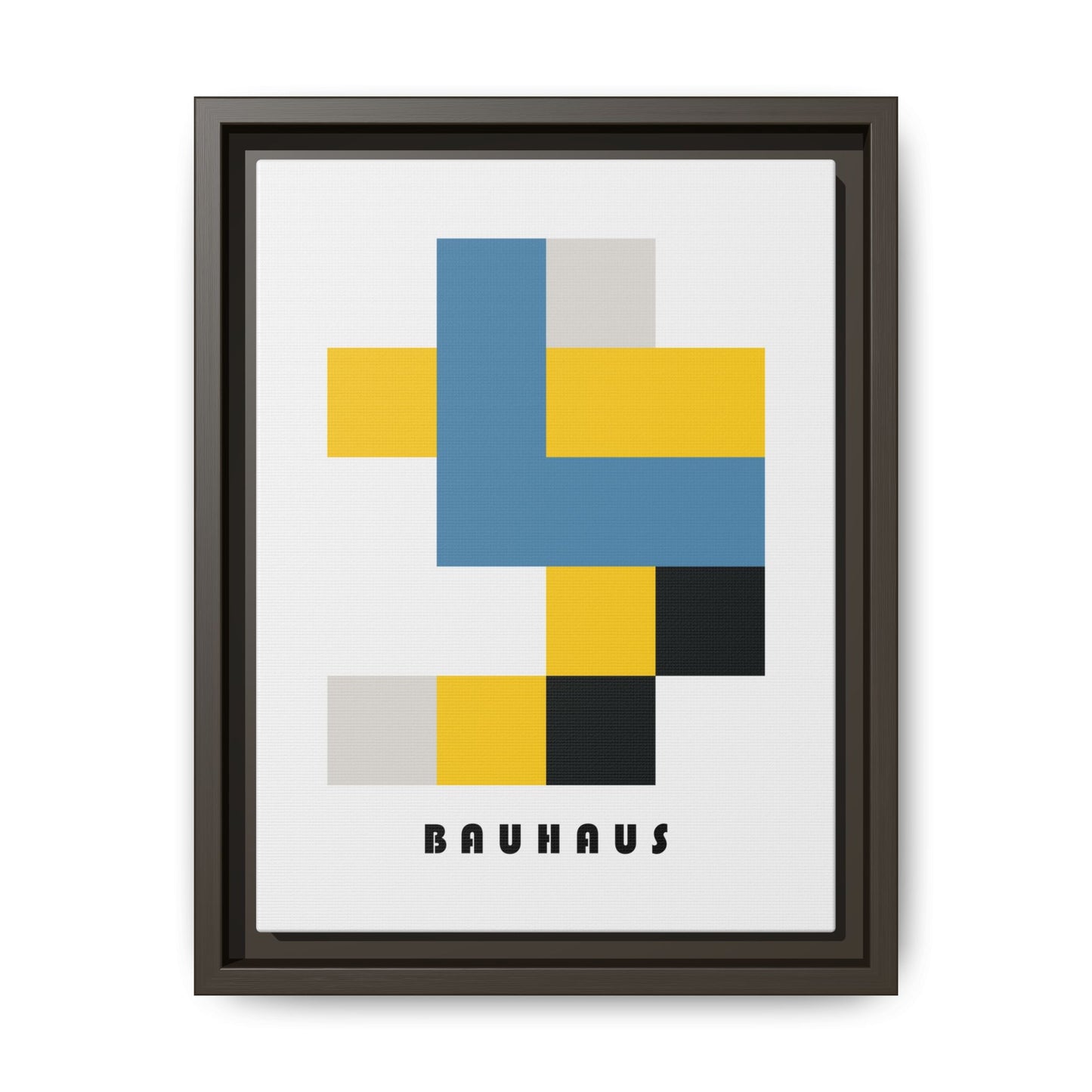Bauhaus Art Canvas Print - Framed Modern Wall Decor