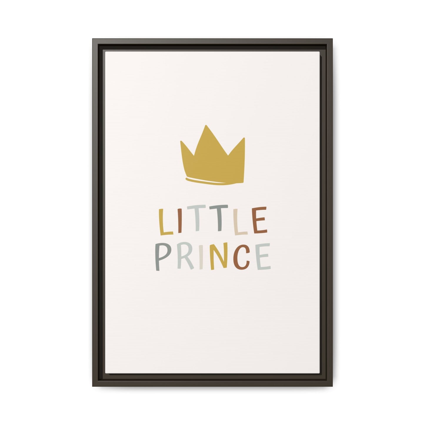 Framed Canvas Art Print, Little Prince Wall Decor, Kids Room Decoration, Nursery Art, Gift for Baby Shower, Toddler Room Aesthetic