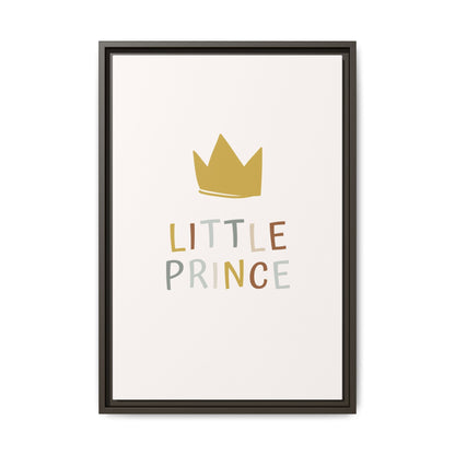 Framed Canvas Art Print, Little Prince Wall Decor, Kids Room Decoration, Nursery Art, Gift for Baby Shower, Toddler Room Aesthetic