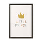 Framed Canvas Art Print, Little Prince Wall Decor, Kids Room Decoration, Nursery Art, Gift for Baby Shower, Toddler Room Aesthetic