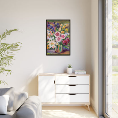 Matte Canvas, Framed (Multi-color)