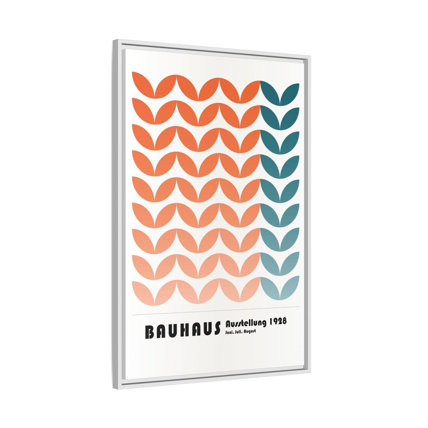 Bauhaus Art Print - Framed Matte Canvas Wall Decor