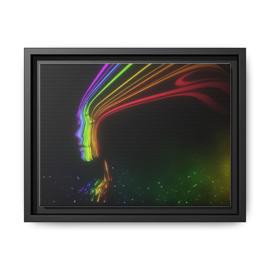 Colorful Matte Canvas Art Print | Modern Wall Decor, Framed Artwork, Home Decoration, Gift for Art Lovers, Abstract Design