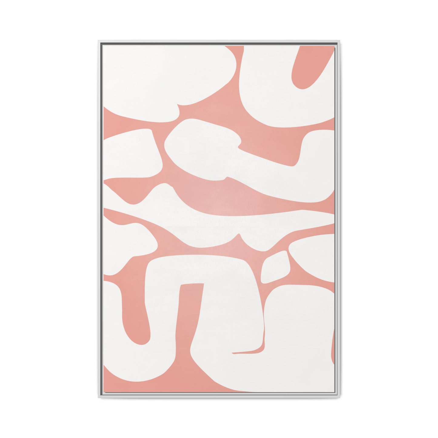 Modern Abstract Framed Canvas Art - Multi-Color Wall Decor