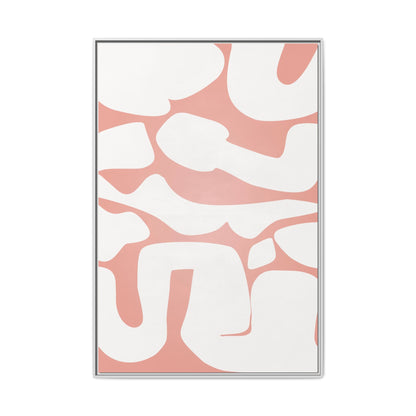 Modern Abstract Framed Canvas Art - Multi-Color Wall Decor