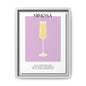 Mimosa Recipe Canvas Wall Art, Framed Home Decor, Kitchen Wall Art, Brunch Decoration, Gift for Foodies, Modern Art Print