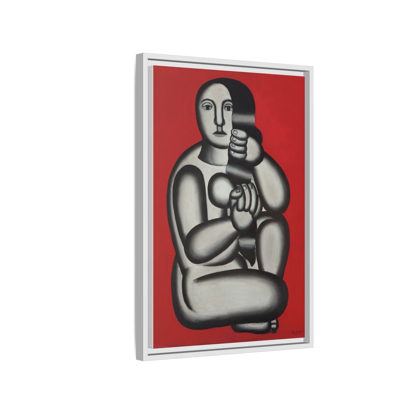 Modern Art Framed Canvas Print, Abstract Art Wall Decor, Minimalist Home Decoration, Unique Gift for Art Lovers, Pop Art Styling