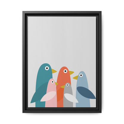 Matte Canvas, Framed (Multi-color)