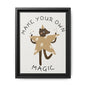 Magic-Inspiring Framed Canvas Art | Home Decor, Wall Art, Inspirational Gift, Bear Decor, Kids Room Artwork