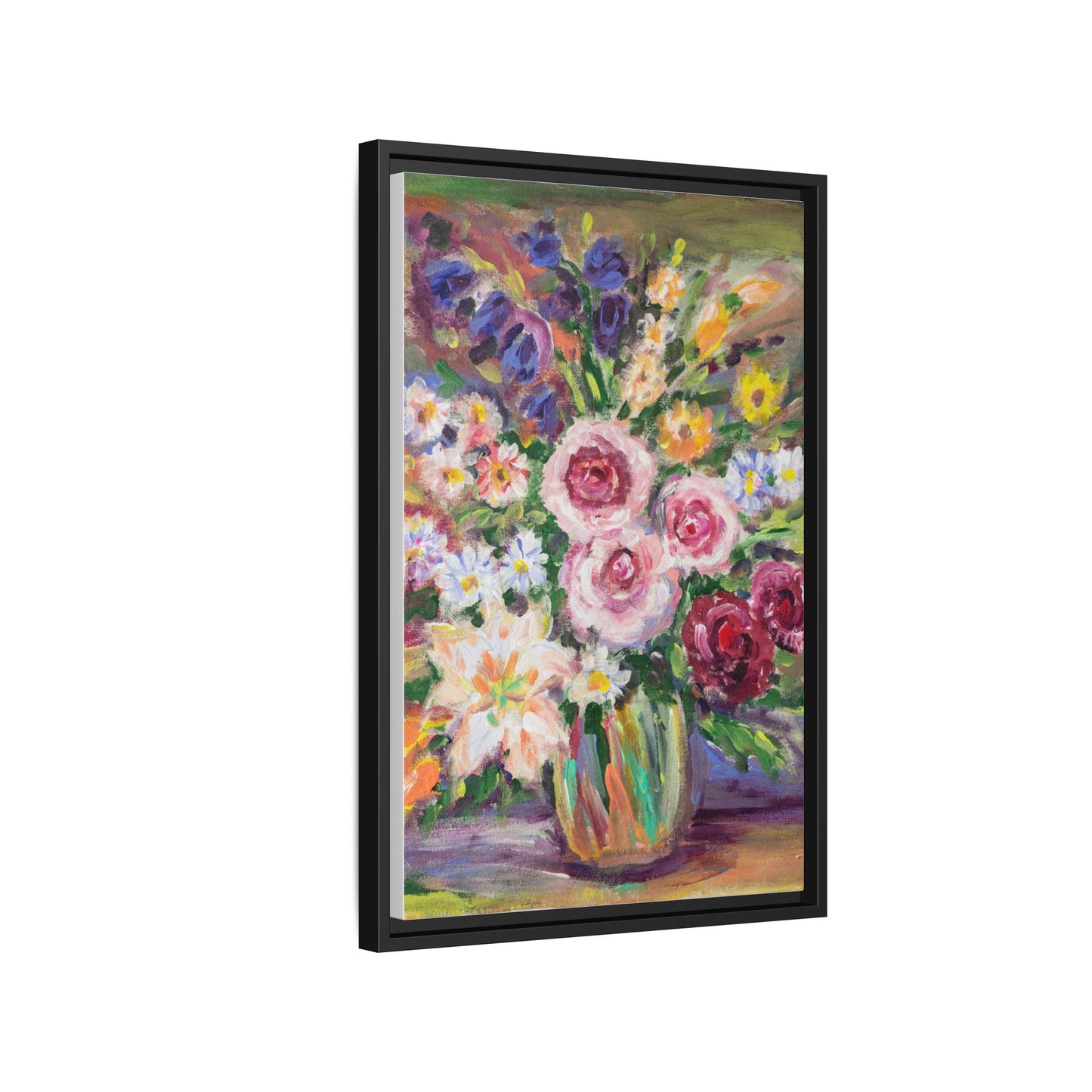 Matte Canvas, Framed (Multi-color)