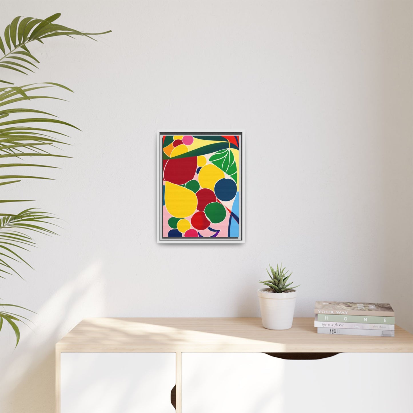Matte Canvas, Framed (Multi-color)