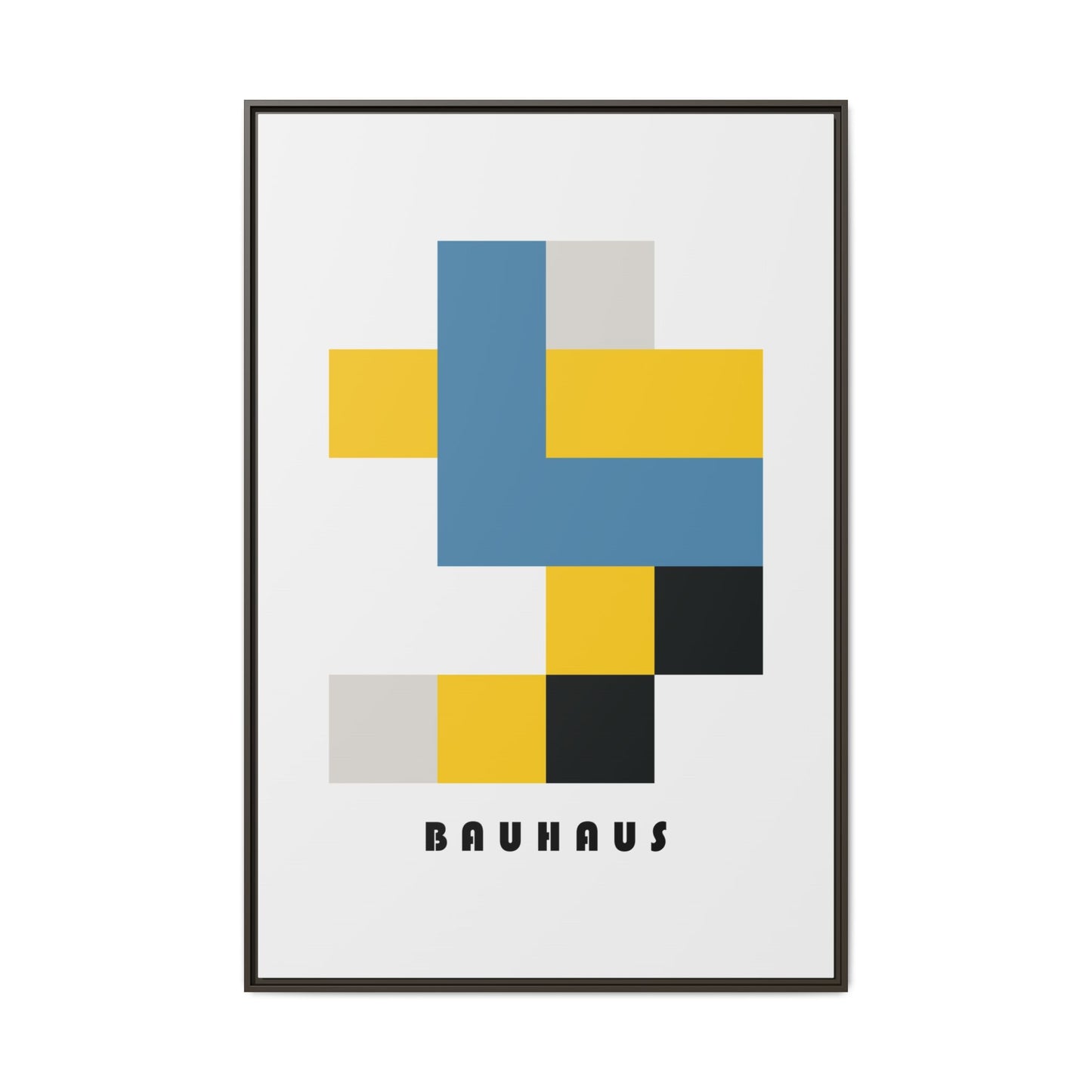 Bauhaus Art Canvas Print - Framed Modern Wall Decor