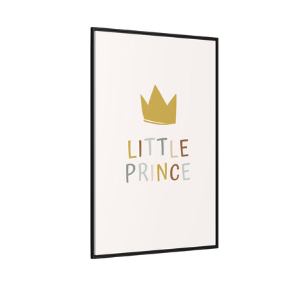Framed Canvas Art Print, Little Prince Wall Decor, Kids Room Decoration, Nursery Art, Gift for Baby Shower, Toddler Room Aesthetic