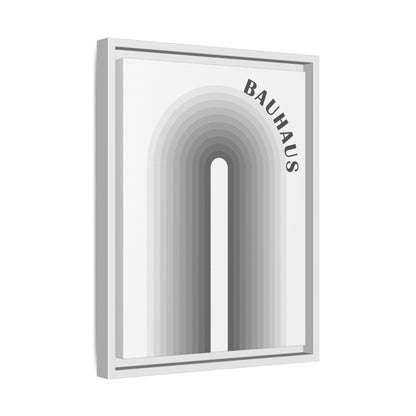 Bauhaus Framed Matte Canvas Art - Modern Geometric Wall Decor