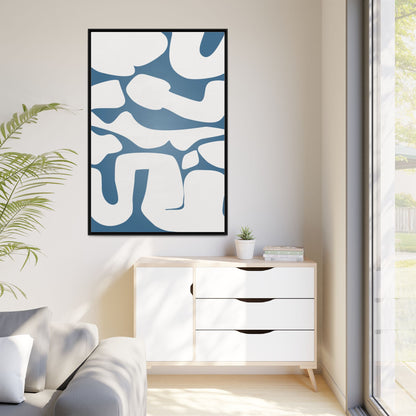 Modern Abstract Framed Canvas Art