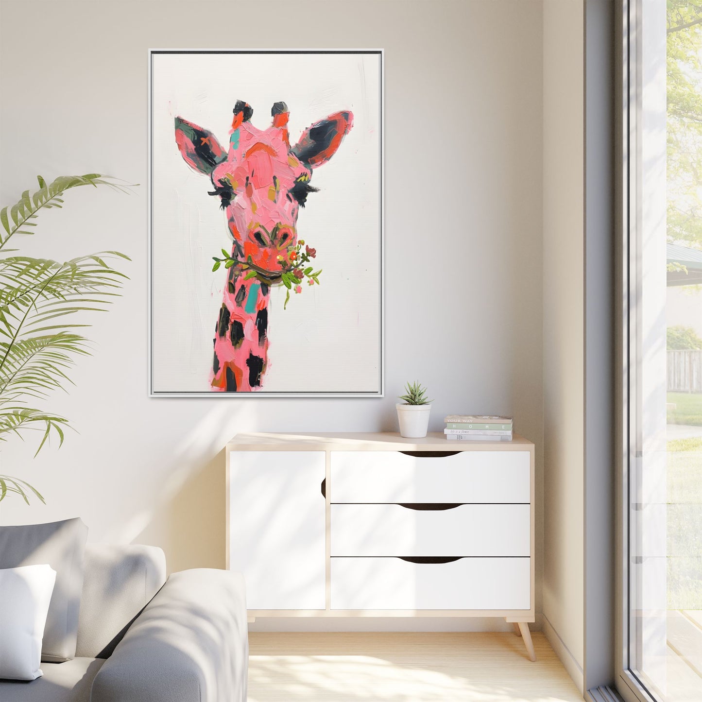 Matte Canvas, Framed (Multi-color)