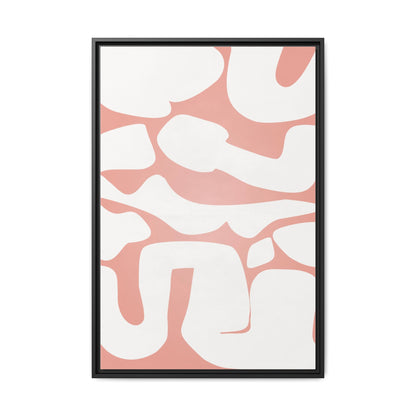 Modern Abstract Framed Canvas Art - Multi-Color Wall Decor