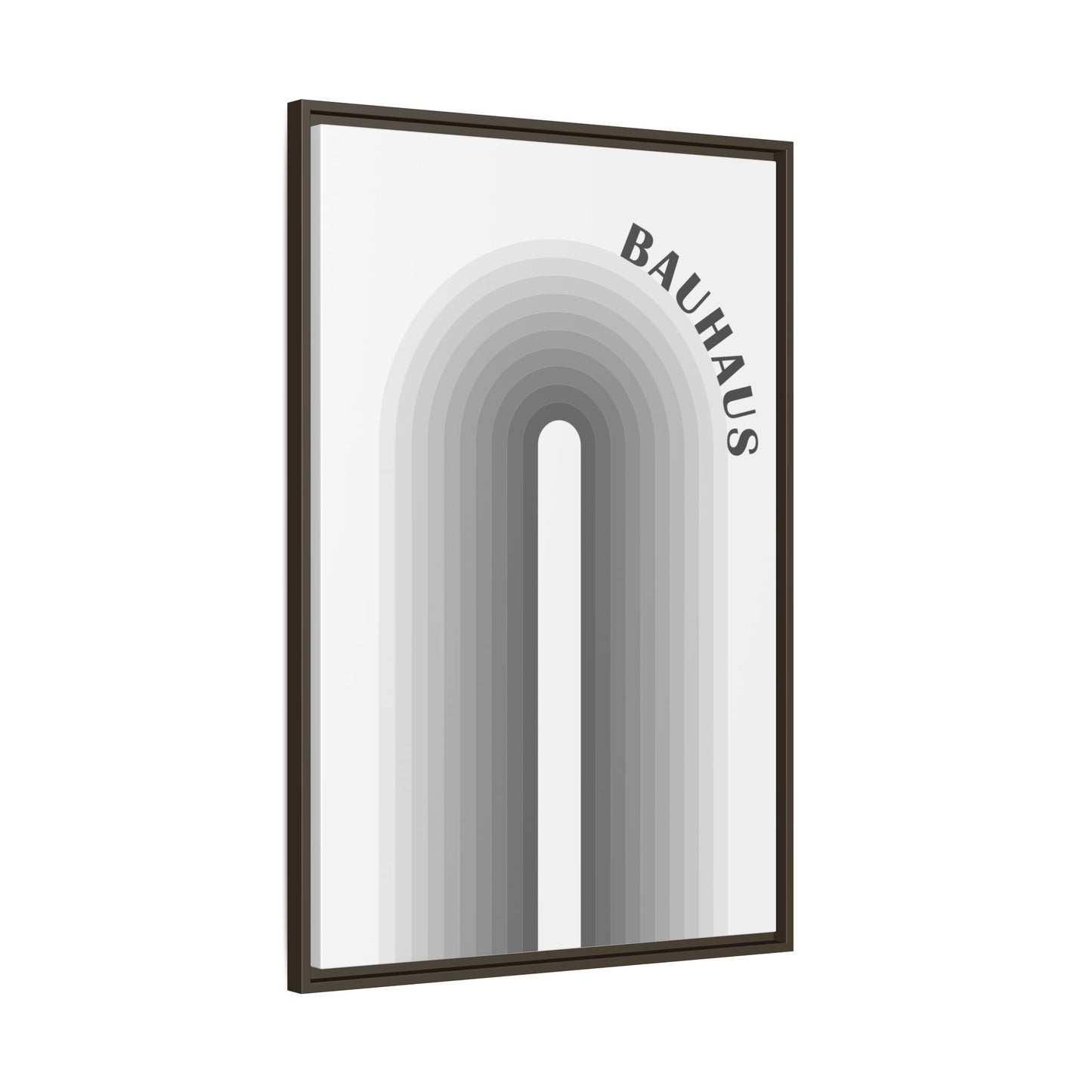 Bauhaus Framed Matte Canvas Art - Modern Geometric Wall Decor