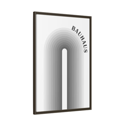 Bauhaus Framed Matte Canvas Art - Modern Geometric Wall Decor