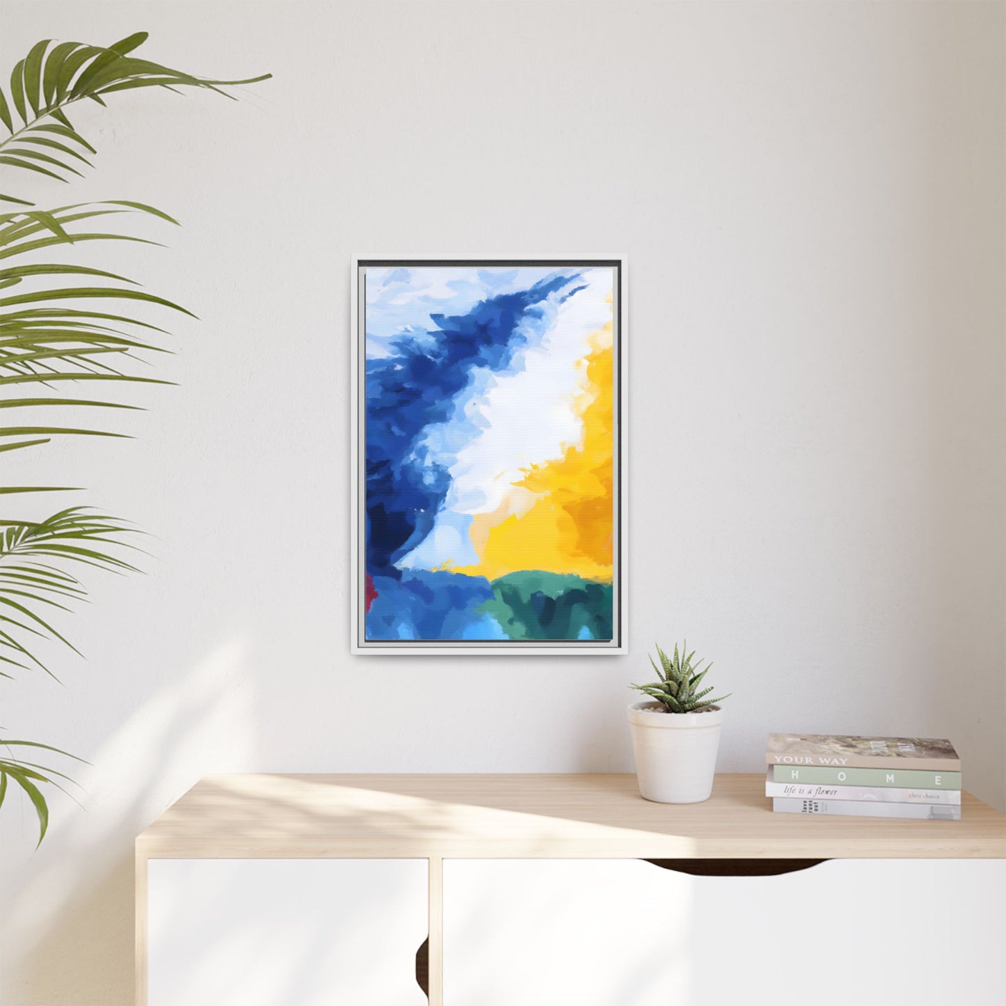Matte Canvas, Framed (Multi-color)