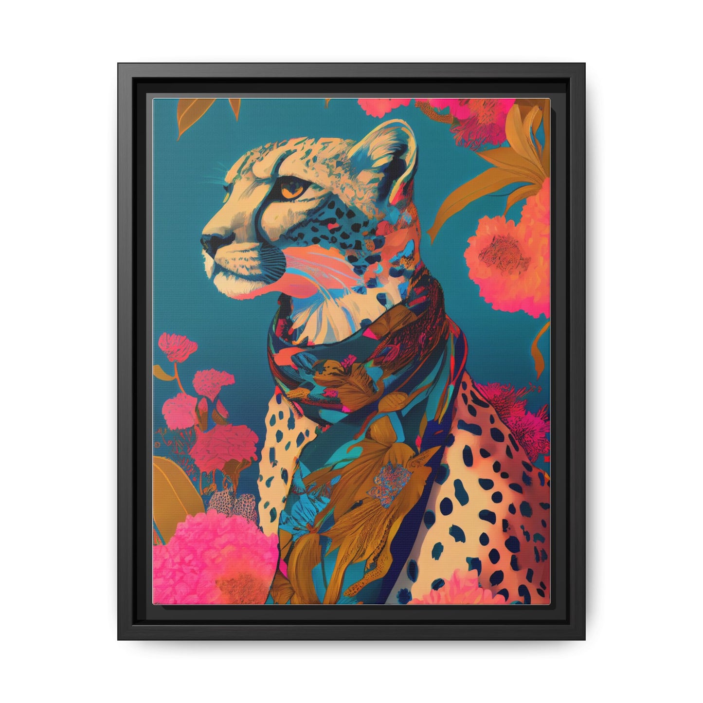 Matte Canvas, Framed (Multi-color)