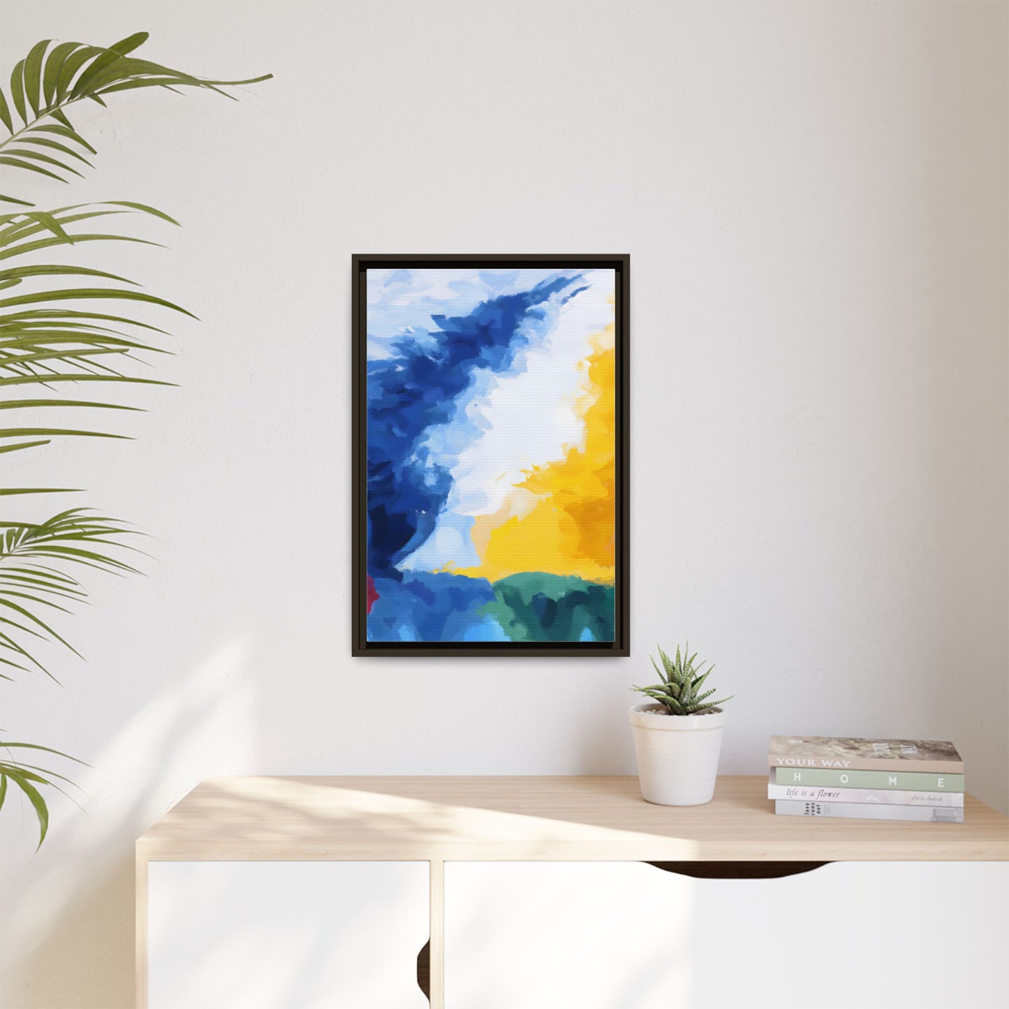 Matte Canvas, Framed (Multi-color)