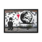 Framed Matte Canvas Art - Love for the World - Wall Decor for Home and Office