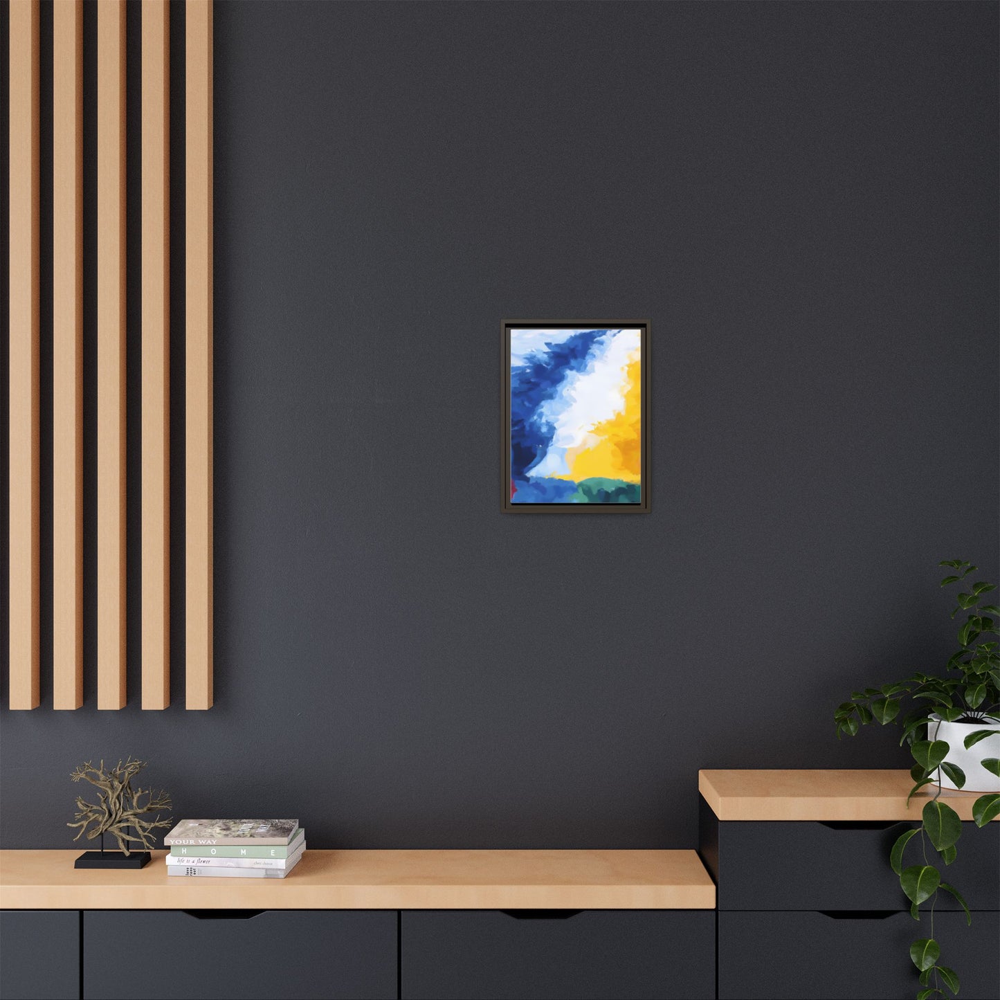 Matte Canvas, Framed (Multi-color)