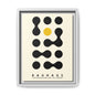 Bauhaus Inspired Framed Canvas Art - Modern Wall Decor